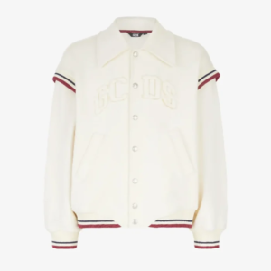 GCDS Merch in Jersey Logo Giubbotto