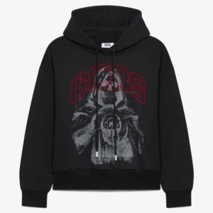 GCDS Merch Gotica E Logo Felpa