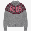 GCDS Merch Dolcevita Logo Zipper Maglione