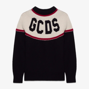 GCDS Merch A Righe Logo Maglione