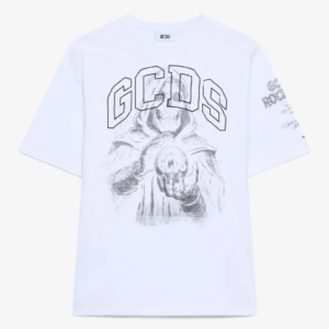 GCDS Merch Con Gotica Logo Maglietta