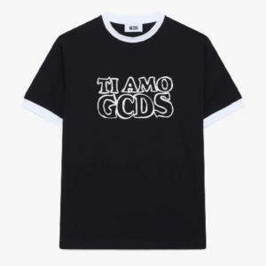 GCDS Merch Con Outlined Logo Maglietta