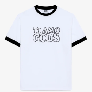 GCDS Merch Con Ti Amo Logo Maglietta