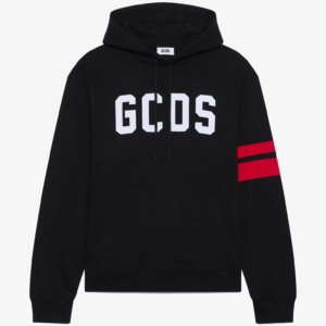 GCDS Merch Ti Amo Noir Logo Felpa