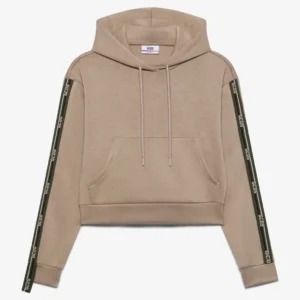 GCDS Merch Zip Scuba Logo Felpa