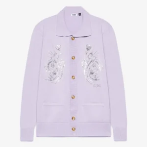 GCDS Merch Bottoni Tribali Logo Maglione