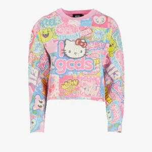 GCDS Merch Kitty Kawaii Logo Maglione