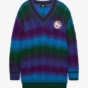 GCDS Merch Intrecciato Stile Logo Maglione