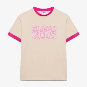 GCDS Merch Ti Amo Outlined Maglietta